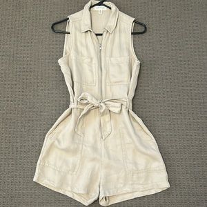 Cloth & Stone romper jumpsuit shorts sleeveless size xs